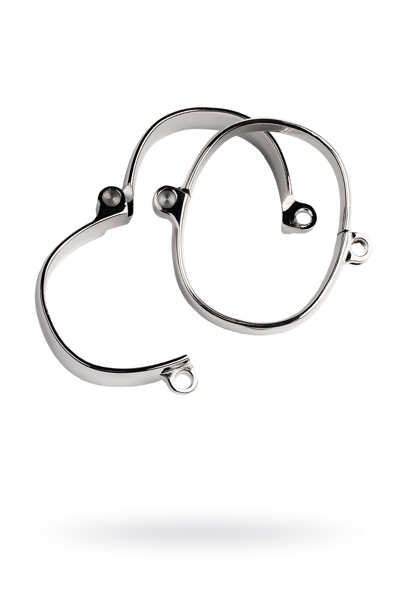 Наручники, TOYFA Metal,  металл, серебристые, 11,2 см