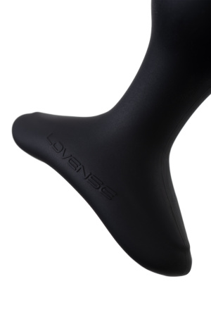 Анальная втулка LOVENSE Hush 2 (S), силикон, черная, 12,1 см, Ø 3,8 см