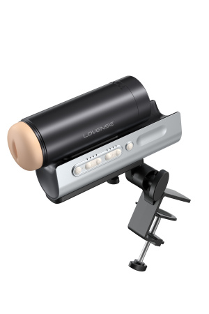 Мастурбатор нереалистичный LOVENSE Solace PRO, TPE, черный, 23,1 см