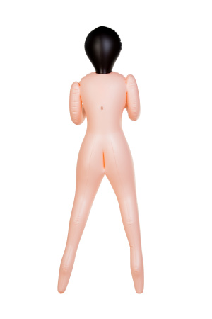 Кукла надувная TOYFA Dolls-X CASSANDRA, брюнетка, с двумя отверстиями, 160 см