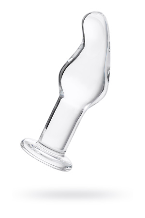 Анальная втулка Sexus Glass, стекло, прозрачная, 14,5 СМ, Ø 4 см
