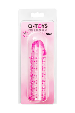 Насадка A-Toys by TOYFA, TPE, розовый, 12,5 см