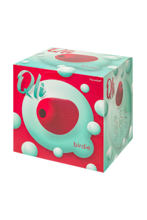 Вакуум-волновой стимулятор клитора Qli by Flovetta Birdie,красный