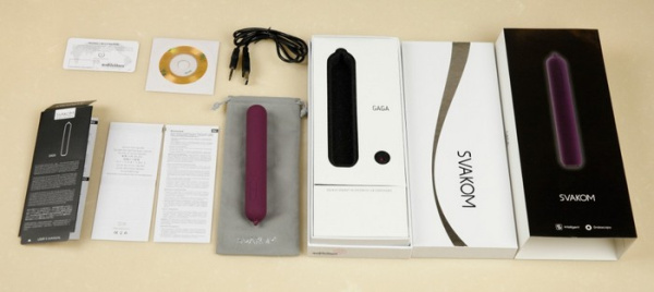 Вибратор Gaga со встроенной видеокамерой, 6 режимов вибрации