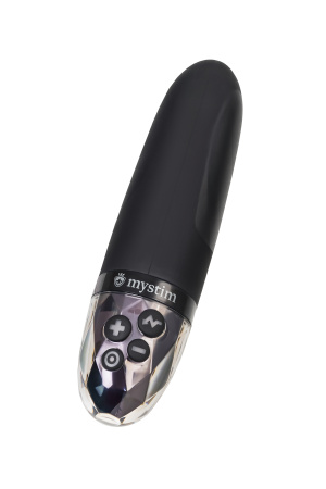 Вибратор Mystim Sleak Freak с электростимуляцией,силикон, черный, 14,5 см