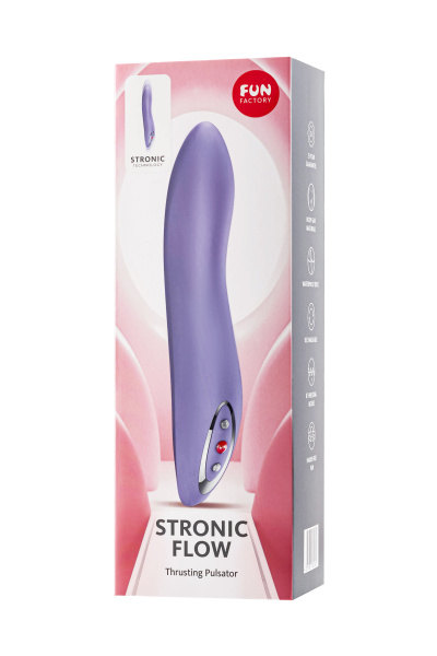 Пульсатор Fun Factory STRONIC Flow, силикон, сиреневый