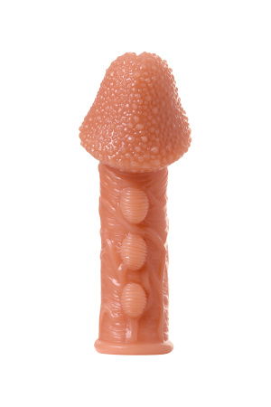 Насадка KOKOS с дополнительной стимуляцией,TRP,телесная, 12,7 см