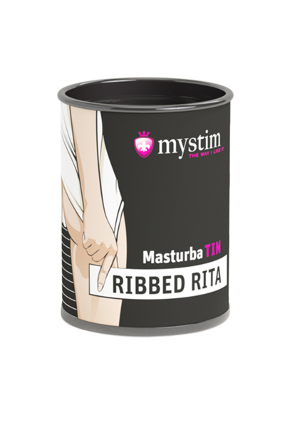 Яйцо-мастурбатор Mystim Masturbatin Ribbet Ritay, белый, 4,5 см