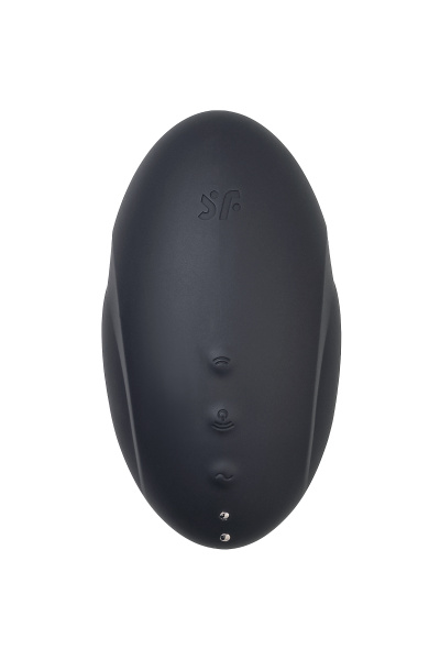 Вакуум-волновой бесконтактный стимулятор клитора Satisfyer Vulva Lover 3, силикон, чёрный