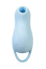 Вакуум-волновой стимулятор клитора с вибрацией Satisfyer Pocket Pro 1, силикон, голубой, 13,9 см