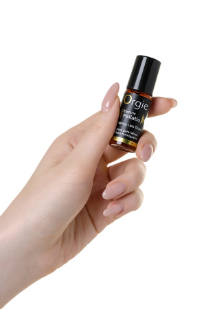 Блеск для губ с виброэффектом Orgie Sexy Vibe Electric Fellatio, содержащий компоненты растений Амазонии