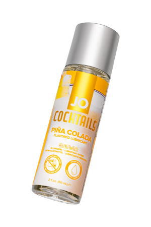 Съедобный лубрикант со вкусом коктейля «Пина Колада» JO H2O PINA COLADA, 60 мл