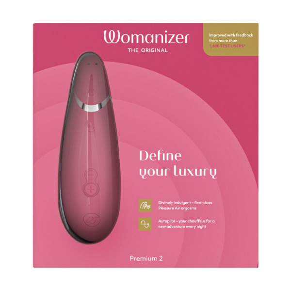 Бесконтактный клиторальный стимулятор Womanizer Premium 2,розовый
