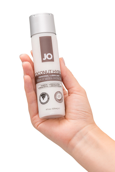 Гибридный лубрикант на основе воды и кокосового масла JO Coconut Hybrid, 120 мл