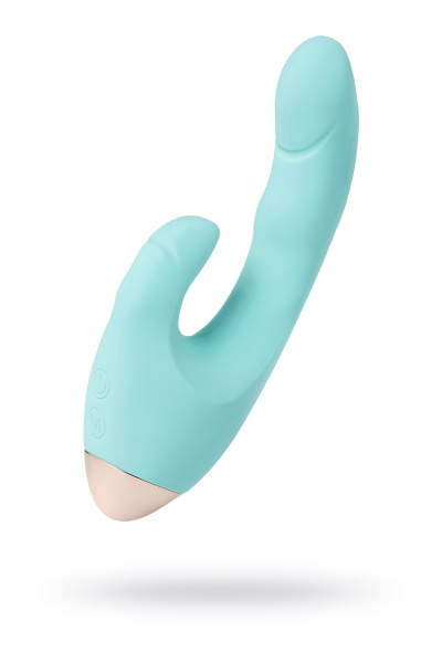 Вибратор TOYFA L'EROINA  Crystal, голубой, 18.3 см