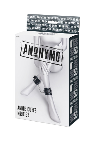 Поножи Anonymo.PU кожа, черные, 26,5 см