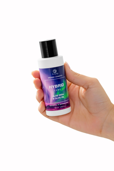Органический гибридный гель SECRET PLAY Алое вера и оливковое масло, 100 мл