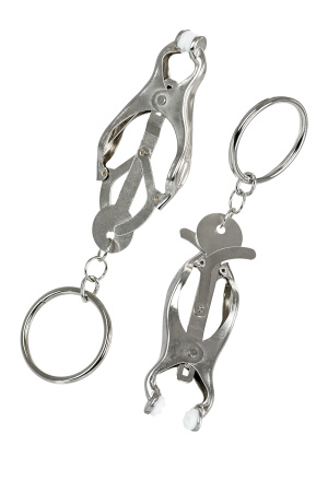 Зажимы для сосков TOYFA Theatre, серебрянные