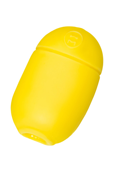Яйцо-мастурбатор Capsule 03 POP, TPE, желтый, 8 см (в зиплоке)
