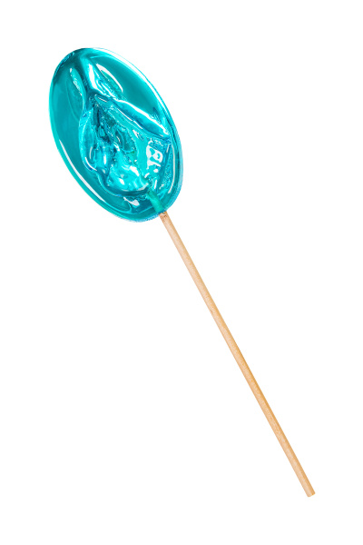 Леденец Sosuчki «Вагинка Blue Curacao», голубой, 50 гр.