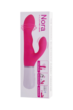 Вибратор с клиторальным стимулятором Lovense Nora,20 см.