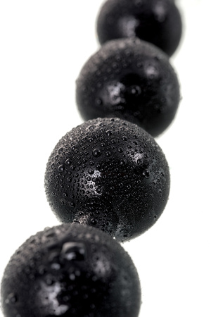 Цепочка анальная TOYFA A-Toys, черная, 23,2 см, Ø 2,7