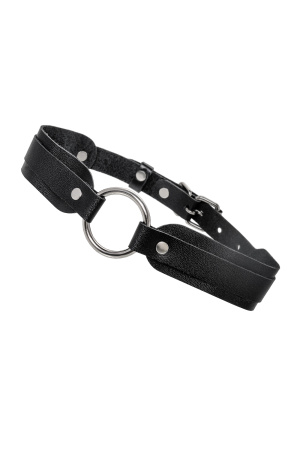 Чокер-ошейник Pecado BDSM, со скруглёнными углами, чёрный