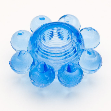 Кольцо гелевое,синее, 3,5 см, Ø 1,5