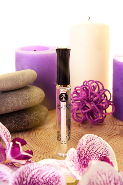 Блеск для губ Shunga ''Божественное удовольствие. Клубника и шампанское'' 10 мл