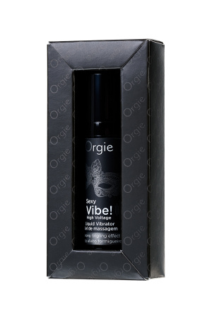 Гель для массажа Orgie Sexy Vibe High Voltage с усиленным эффектом вибрации, 15 мл