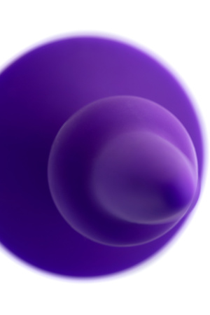 Анальная втулка  TODO BY TOYFA KLAPSY, силикон, фиолетовая, 10,5 см, Ø 3 см